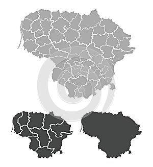 Map of Lithuania photo